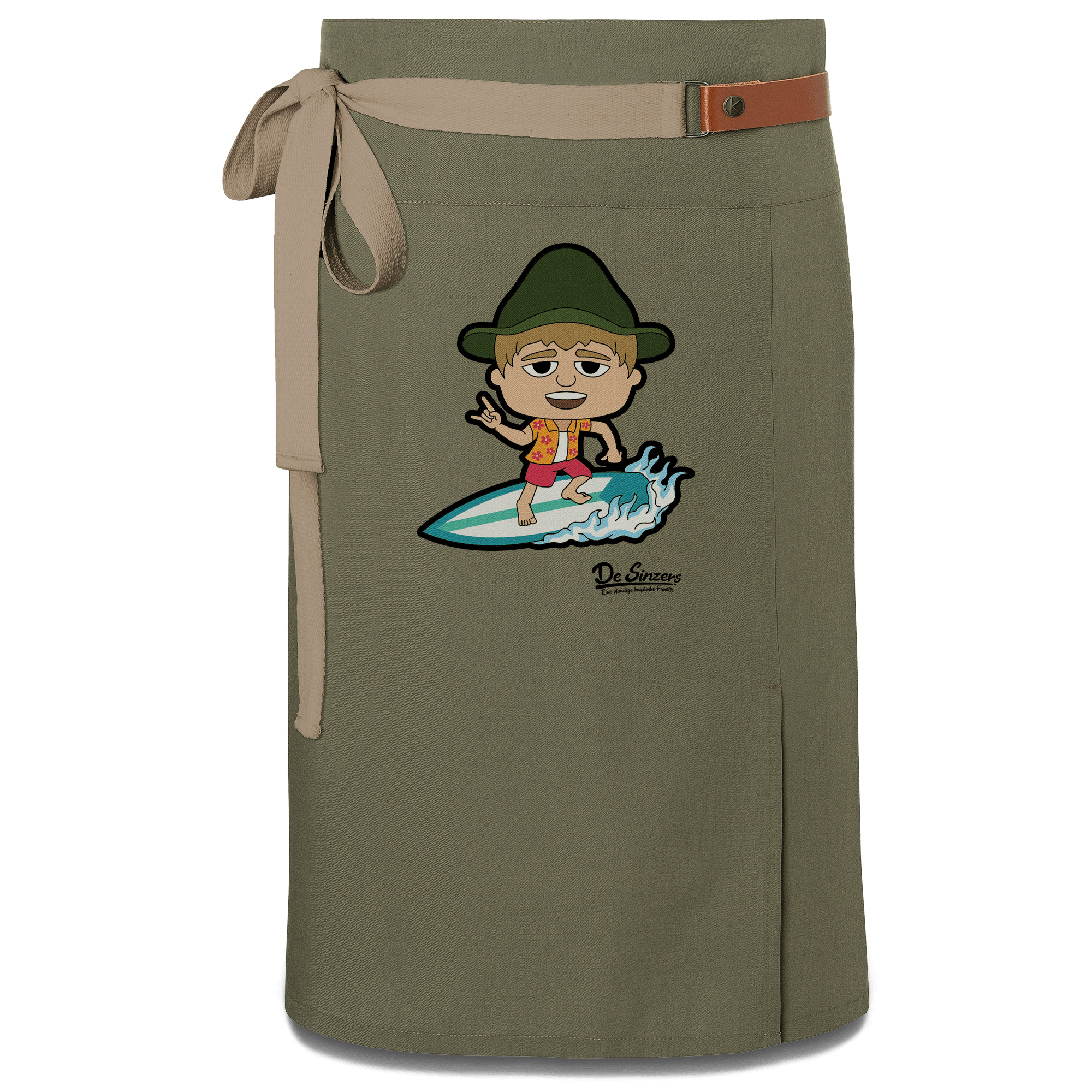 Da Jung Sinzer Summer Edition Schuerze Vorbinder Gruen Langhausen Front