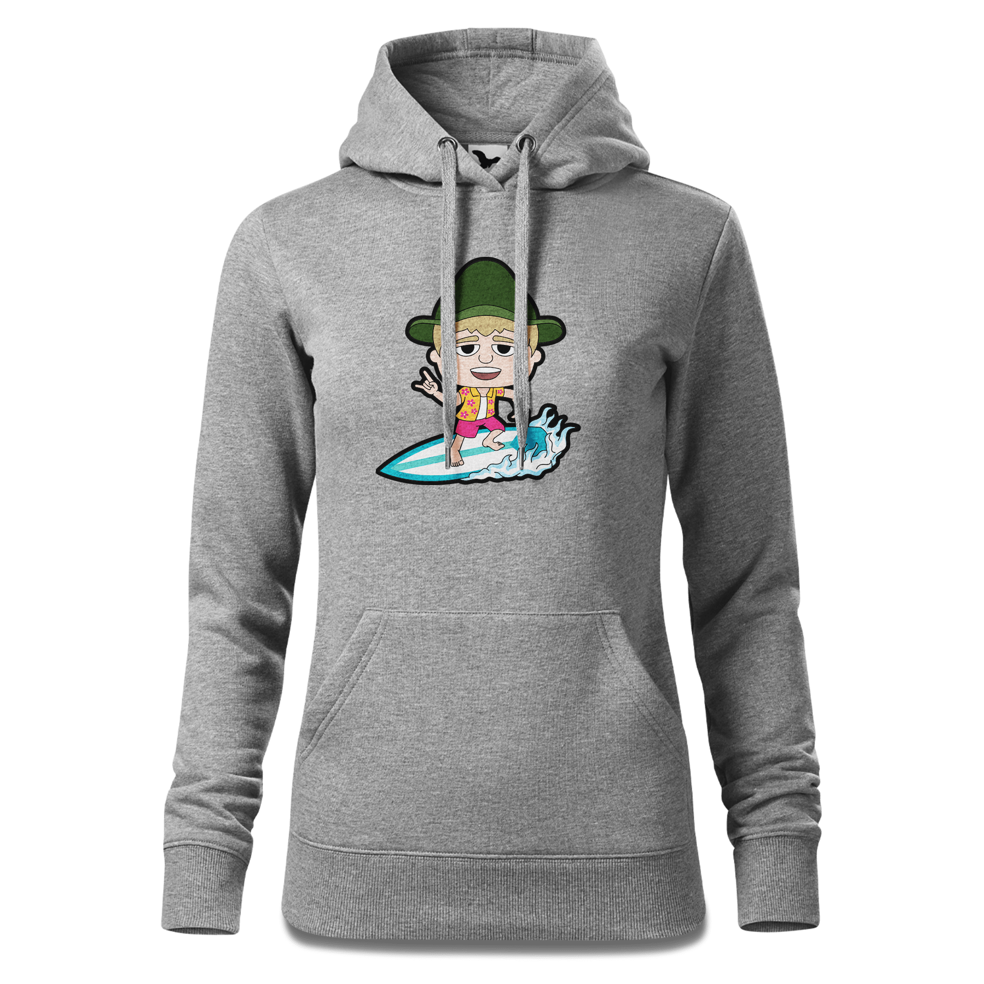 Da Jung Sinzer Summer Edition Sweatshirt Hoody Damen Grau Meliert Kieling Front