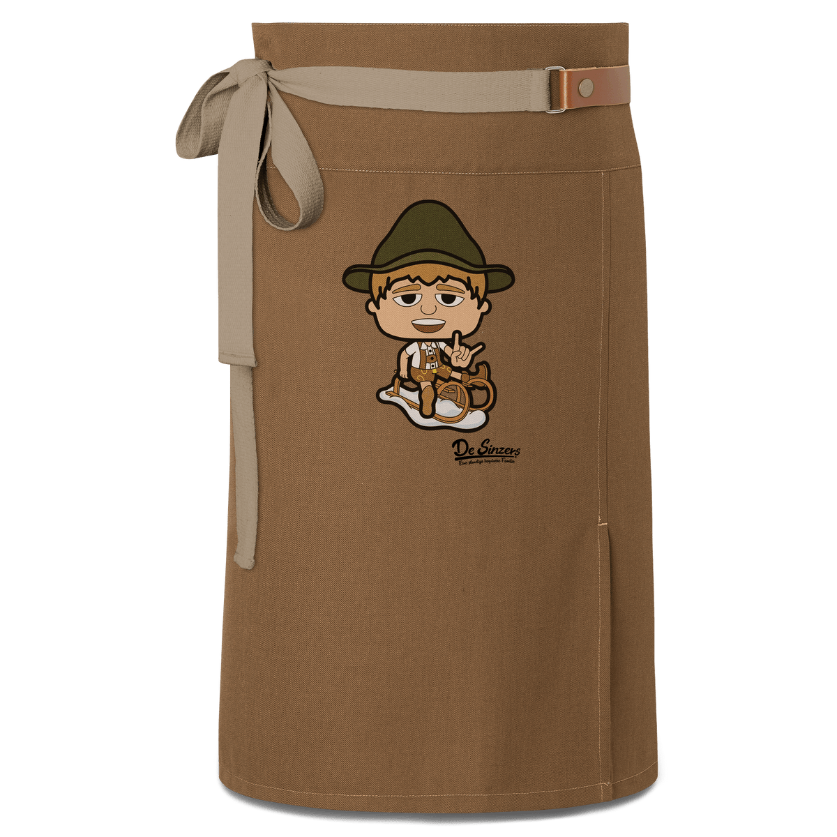 Da Jung Sinzer Winter Edition Schuerze Vorbinder Braun Haidham Front