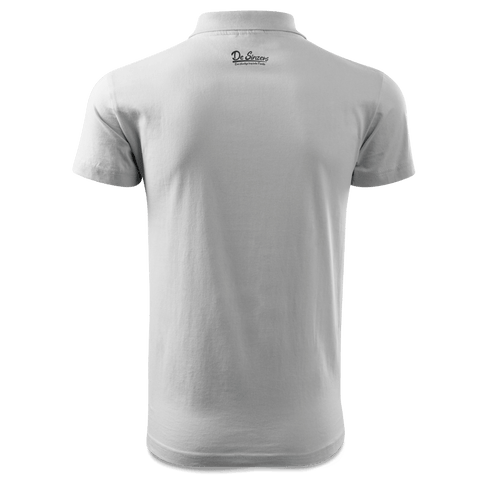 Da Oid Sinzer Bergsteiger Polo Shirt Herren Weiss Murnau Back
