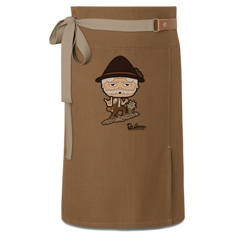 Da Oid Sinzer Bergsteiger Schuerze Vorbinder Braun Haidham Front