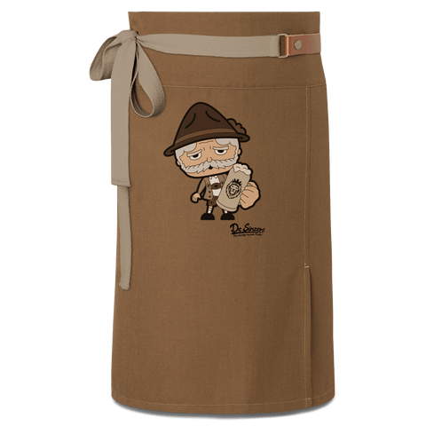 Da Oid Sinzer Bier Schuerze Vorbinder Braun Haidham Front