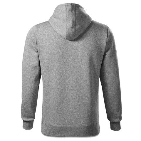 Da Oid Sinzer Bier Sweatshirt Hoody Herren Grau Meliert Puster Back