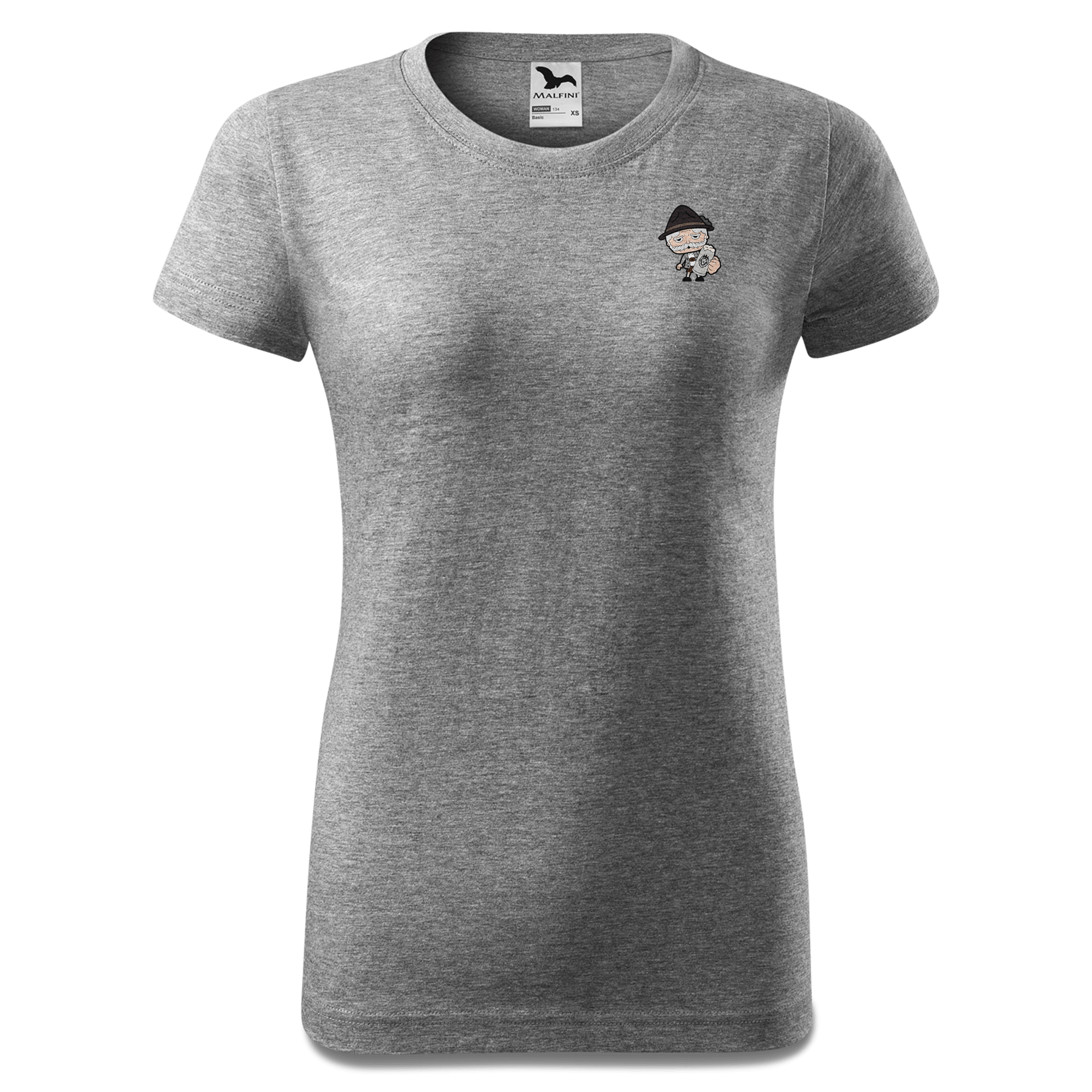 Da Oid Sinzer Bier T Shirt Damen Grau Meliert Eichbichl Front