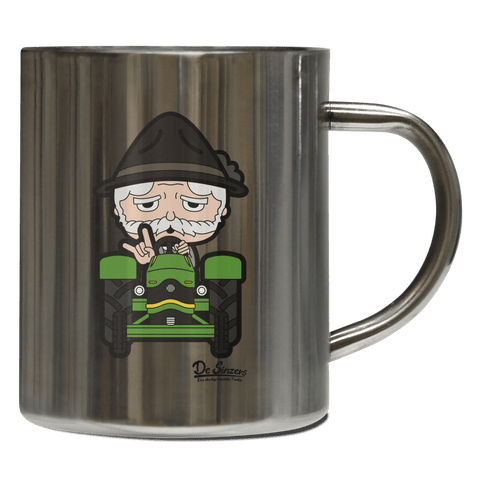 Da Oid Sinzer Bulldog Edelstahl Kaffeetasse 400ml Grosser Arber Front 1