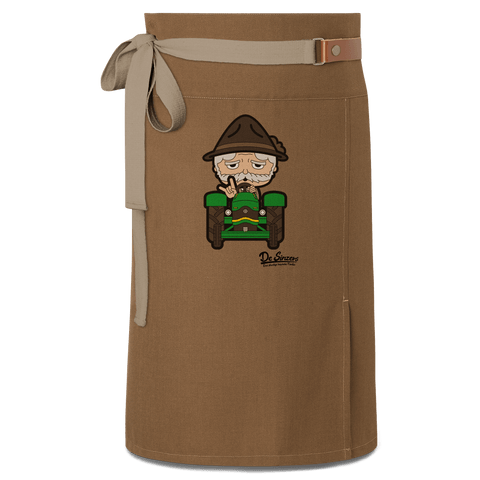 Da Oid Sinzer Bulldog Schuerze Vorbinder Braun Haidham Front