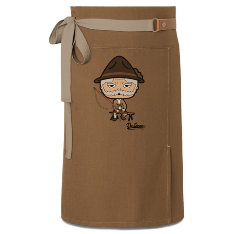Da Oid Sinzer Goasslschnoizer Schuerze Vorbinder Braun Haidham Front