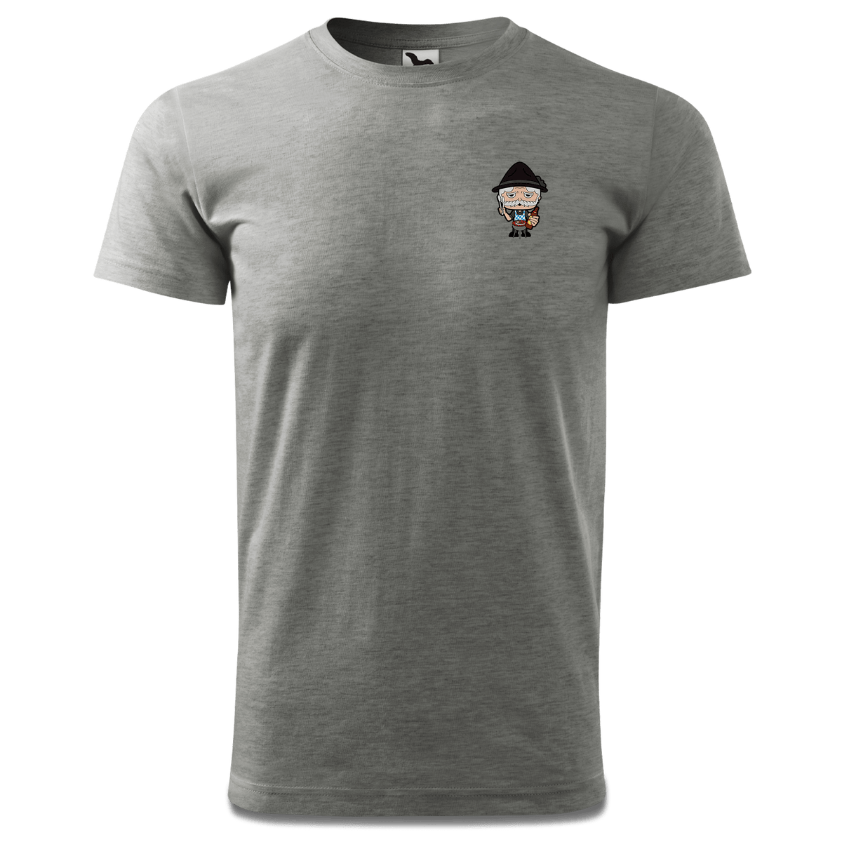 Da Oid Sinzer Griller T Shirt Herren Grau Meliert Hofleiten Front
