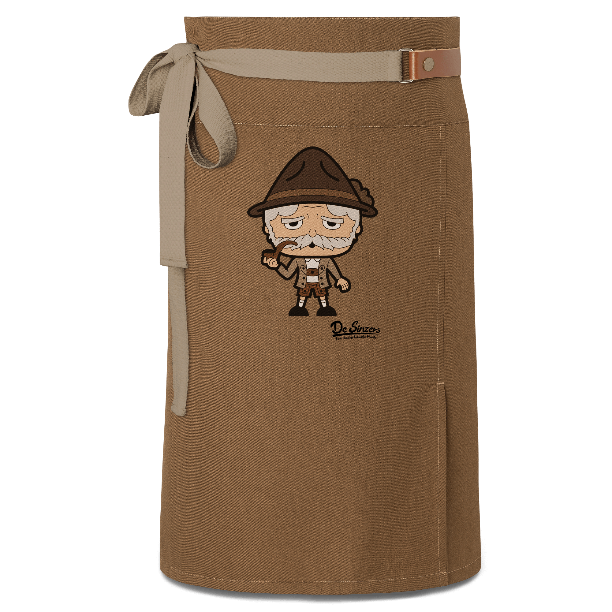 Da Oid Sinzer Grundfiguren Schuerze Vorbinder Braun Haidham Front