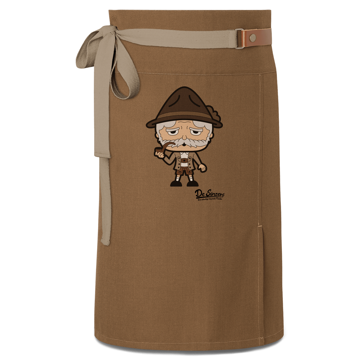 Da Oid Sinzer Grundfiguren Schuerze Vorbinder Braun Haidham Front
