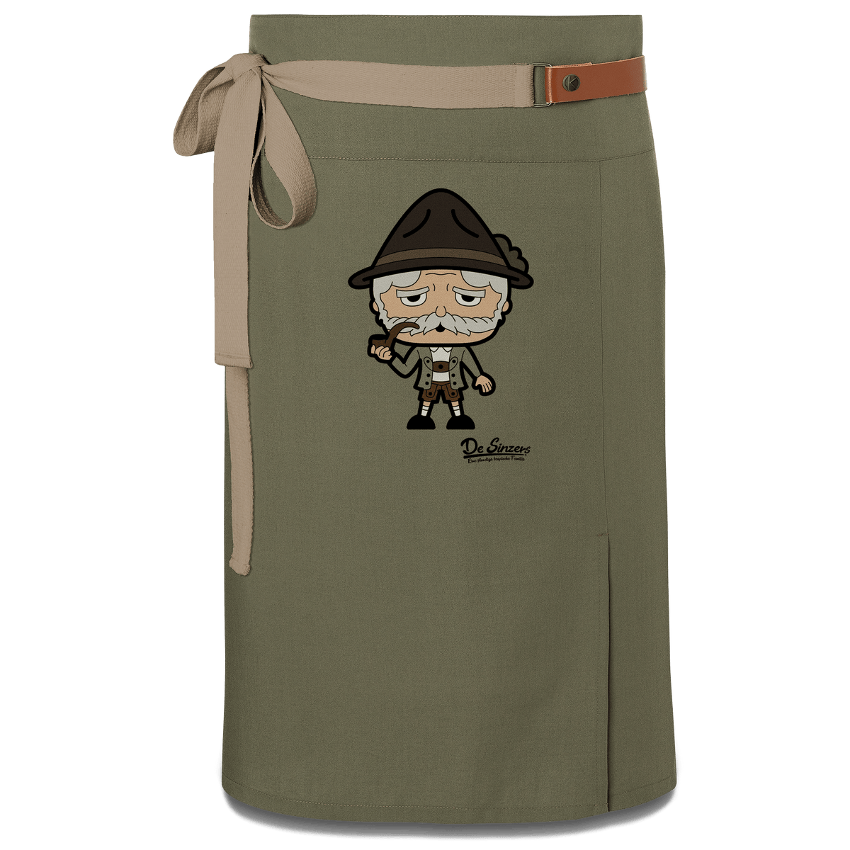 Da Oid Sinzer Grundfiguren Schuerze Vorbinder Gruen Langhausen Front