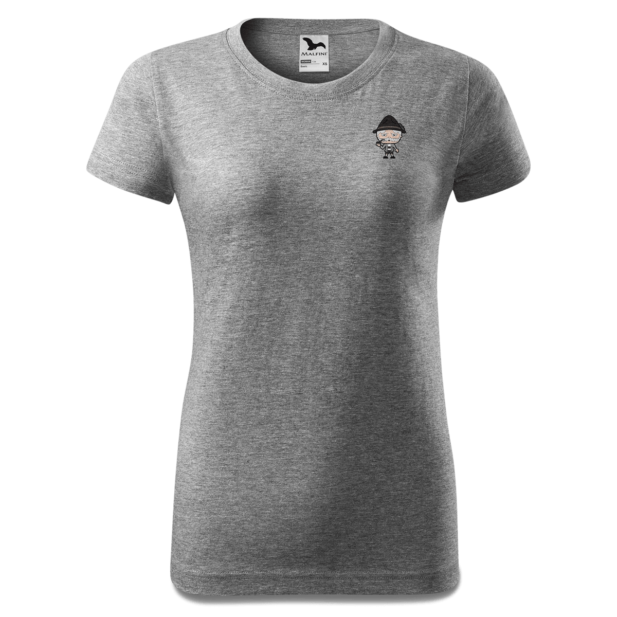 Da Oid Sinzer Grundfiguren T Shirt Damen Grau Meliert Eichbichl Front