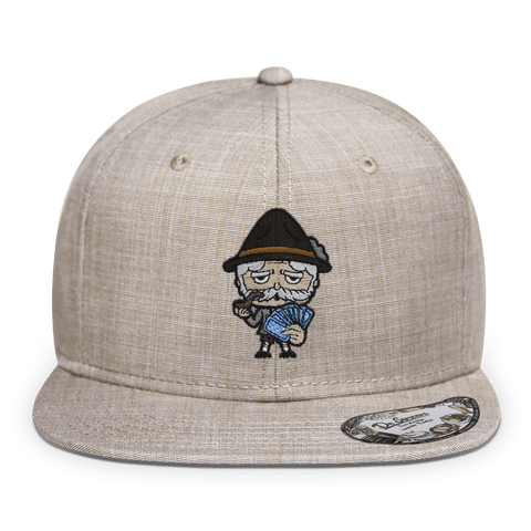 Da Oid Sinzer Schafkopfen Cap Erwachsene Beige Meliert Eitzing Front
