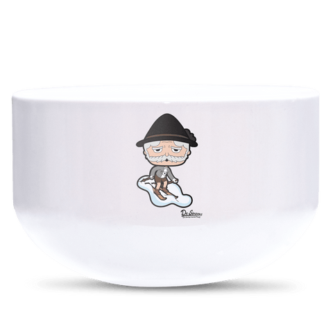 Da Oid Sinzer Skifahrer Keramik Mueslischale Weiss 600ml Staffelberg Front