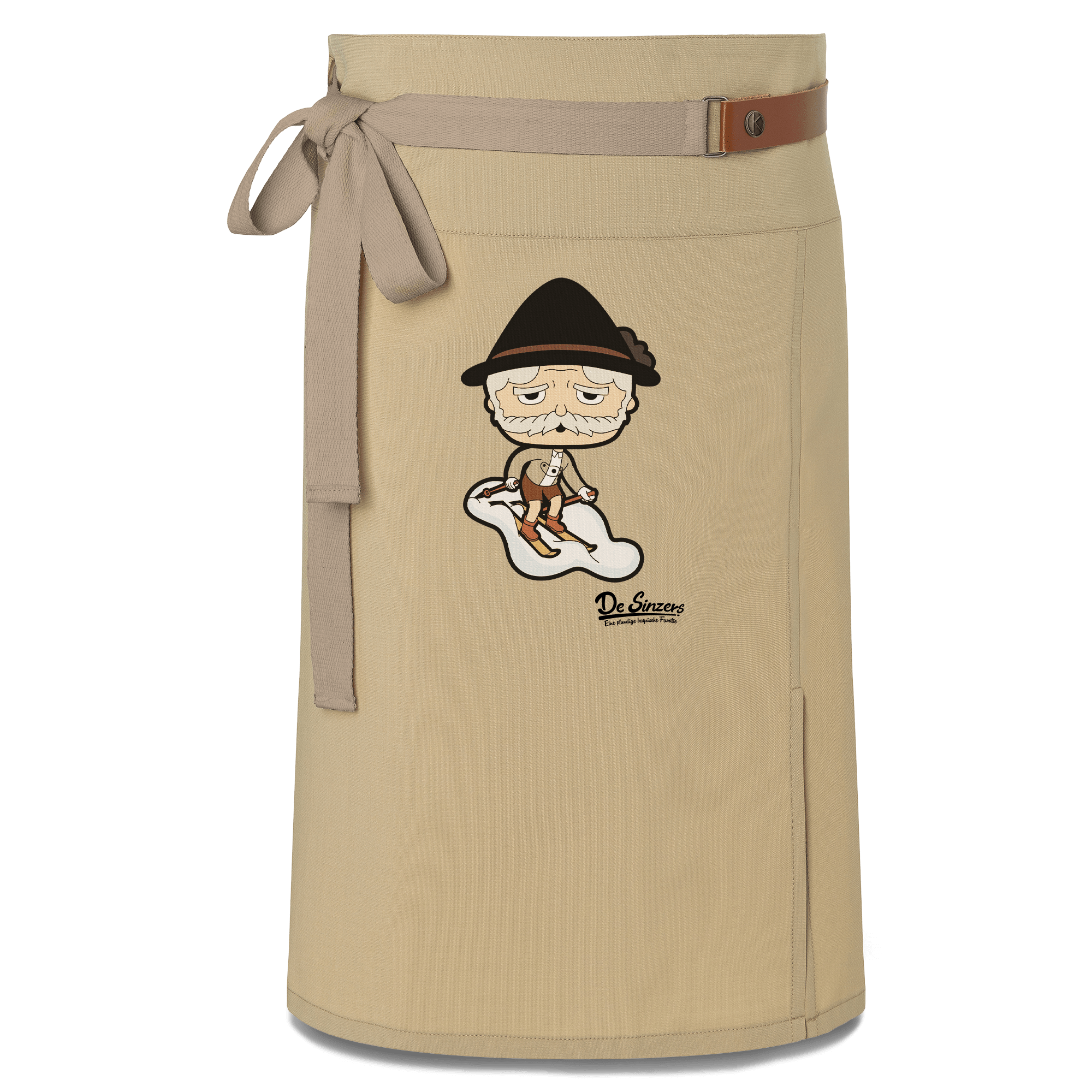 Da Oid Sinzer Skifahrer Schuerze Vorbinder Sand Nendlberg Front