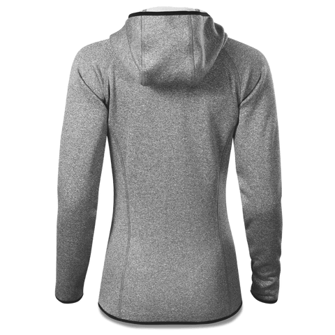 Da Oid Sinzer Skifahrer Stretch Fleece Damen Grau Meliert Krottenhausmuehle Back