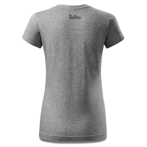 Da Oid Sinzer Staplerfahrer T Shirt Damen Grau Meliert Eichbichl Back