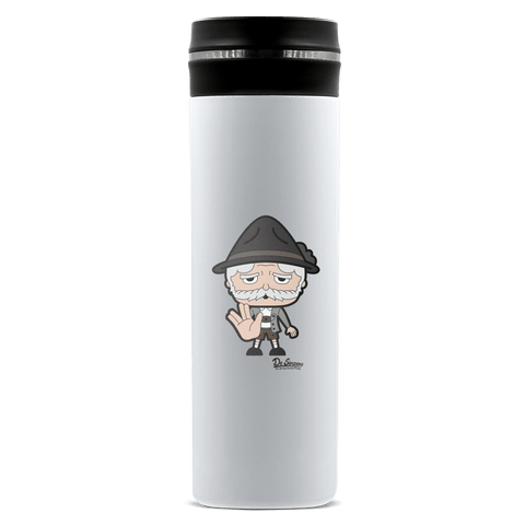 Da Oid Sinzer Star Trek Fingers Edelstahl Thermoflasche 450ml Weiss Geigelstein Front