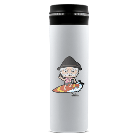 Da Oid Sinzer Summer Edition Edelstahl Thermoflasche 450ml Weiss Geigelstein Front