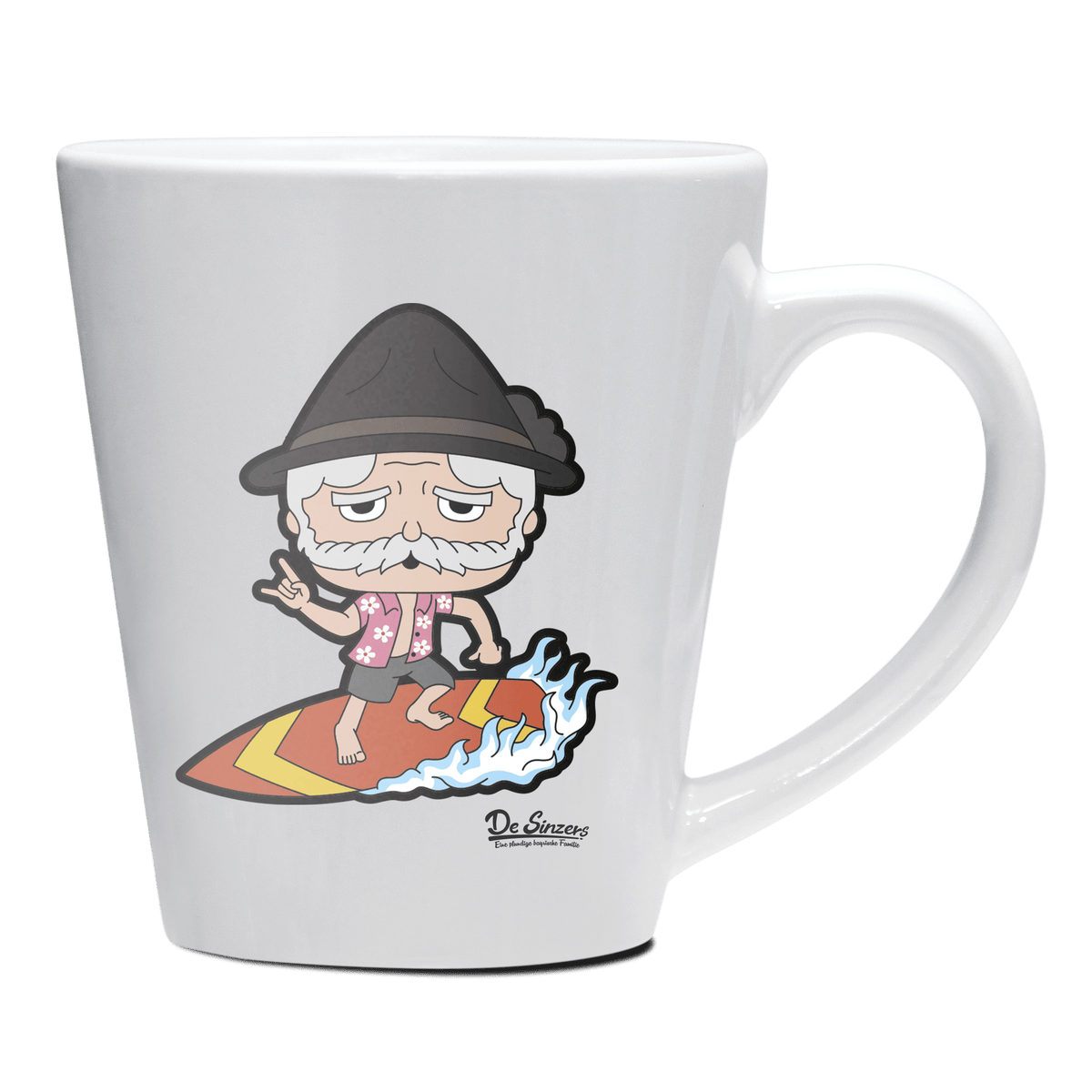 Da Oid Sinzer Summer Edition Keramik Kaffeetasse 200ml Weiss Herzogstand Front