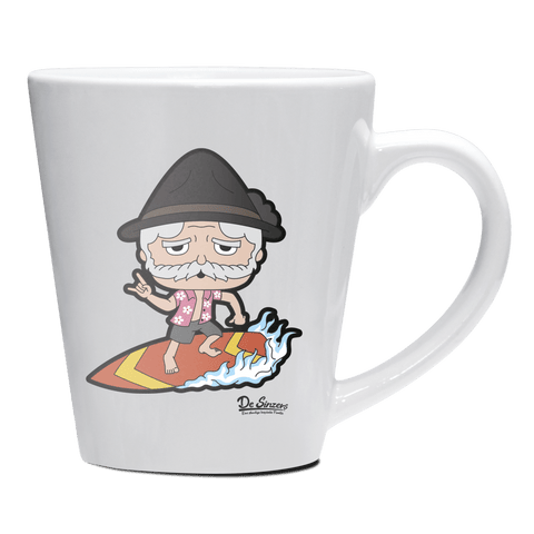 Da Oid Sinzer Summer Edition Keramik Kaffeetasse 200ml Weiss Herzogstand Front