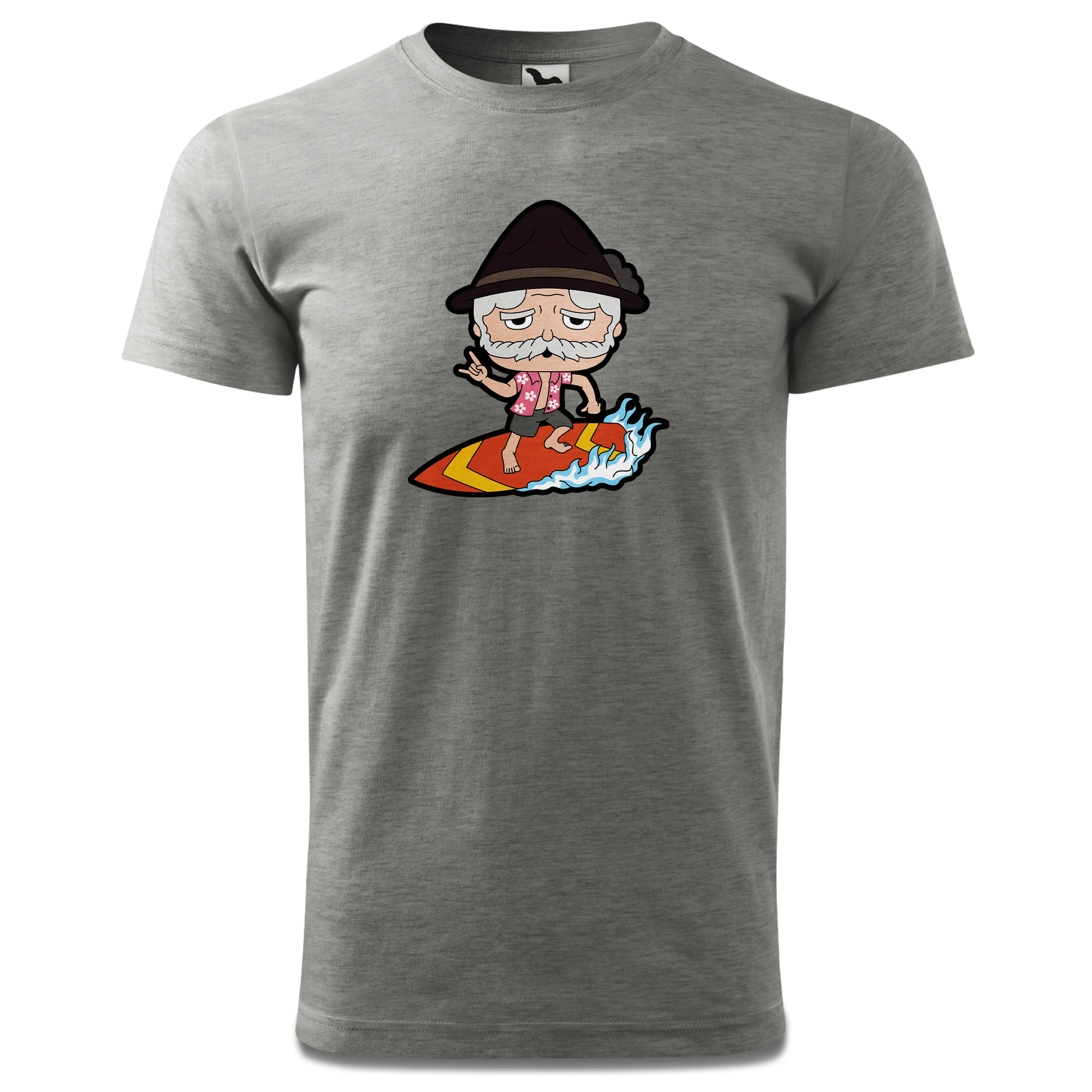 Da Oid Sinzer Summer Edition T Shirt Herren Grau Meliert Hofau Front