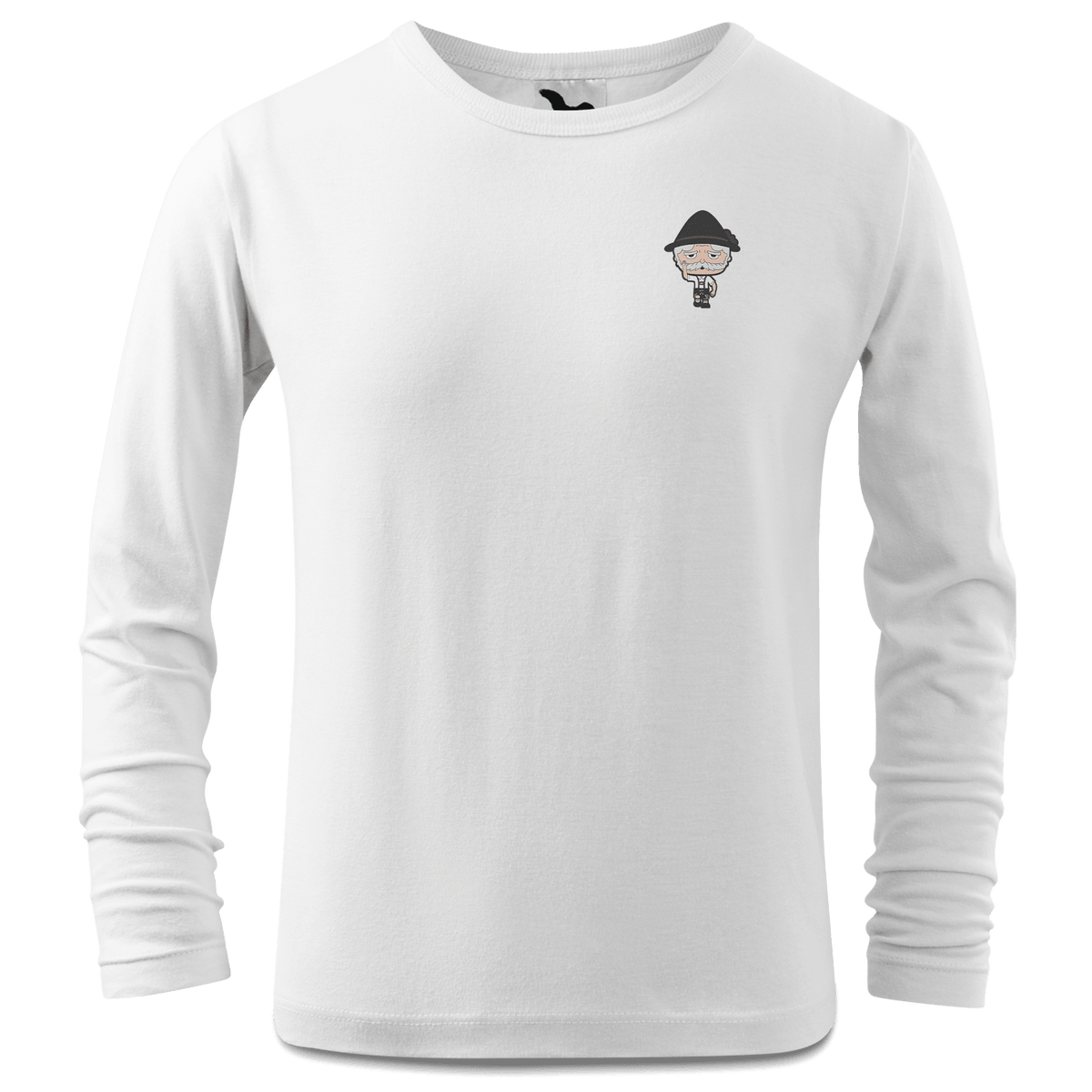 Da Oid Sinzer Trachtenverein Longsleeve Kinder Weiss Ziegelberg Front