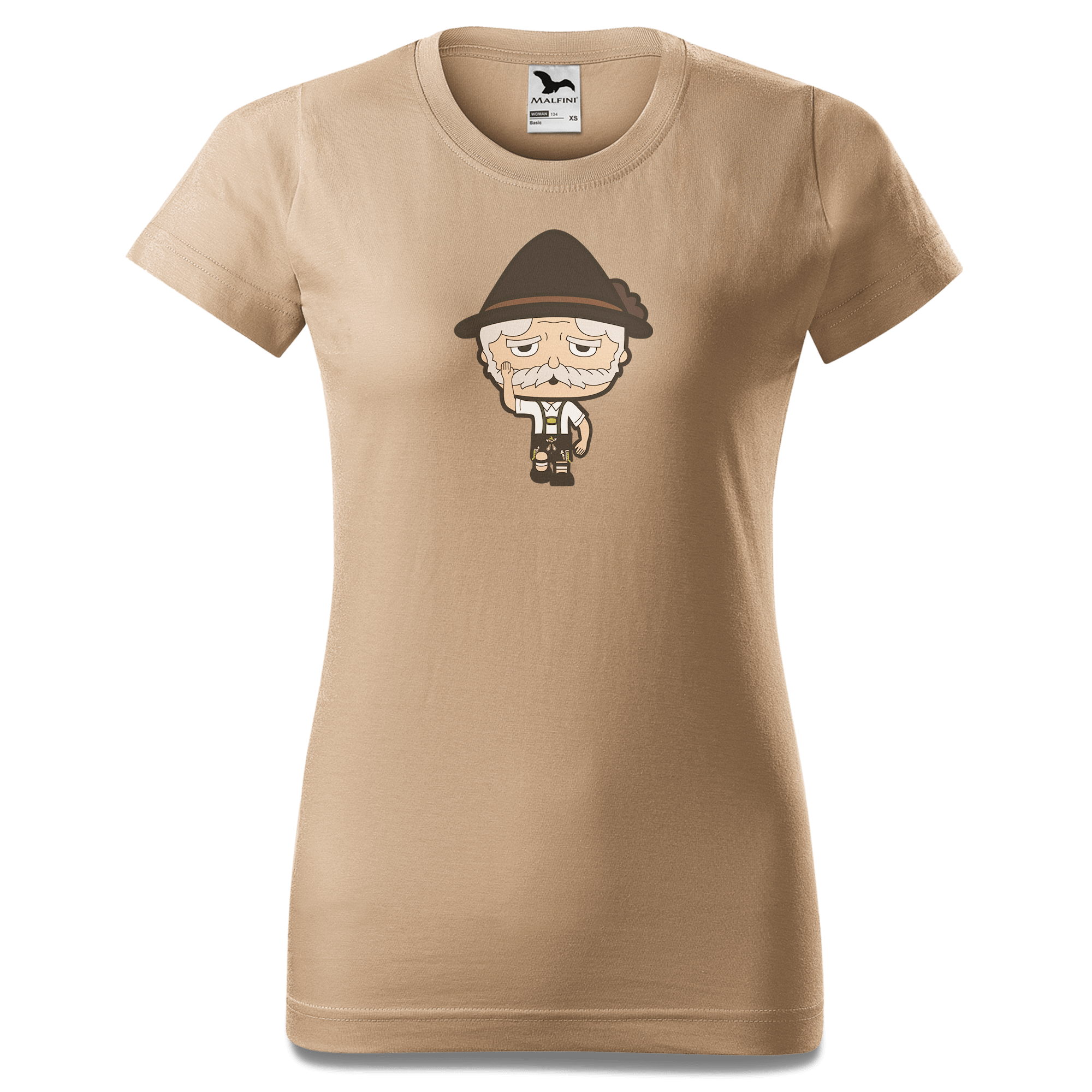 Da Oid Sinzer Trachtenverein T Shirt Damen Sand Entleiten Front