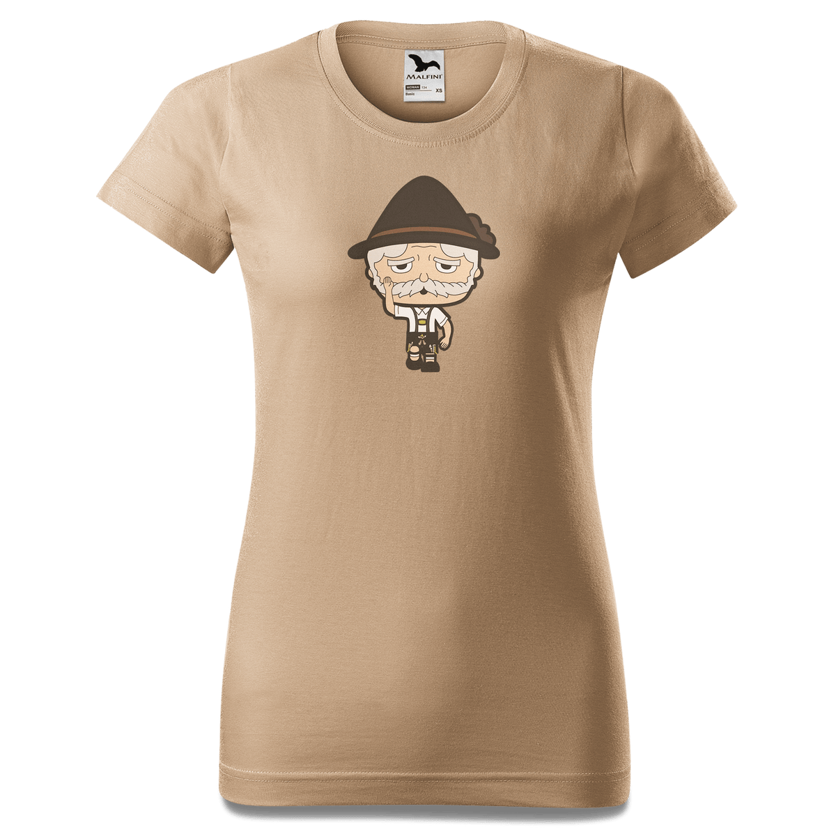 Da Oid Sinzer Trachtenverein T Shirt Damen Sand Entleiten Front