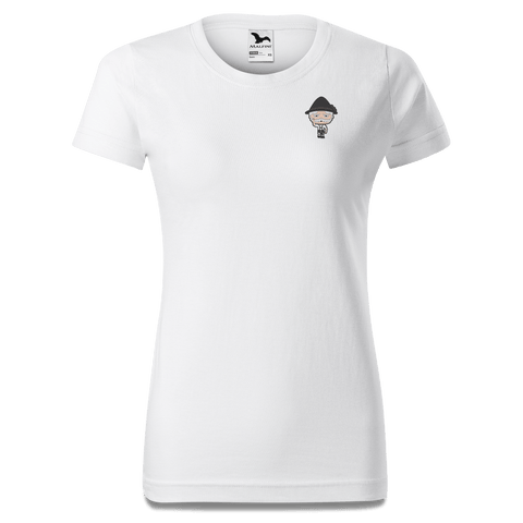 Da Oid Sinzer Trachtenverein T Shirt Damen Weiss Kragling Front