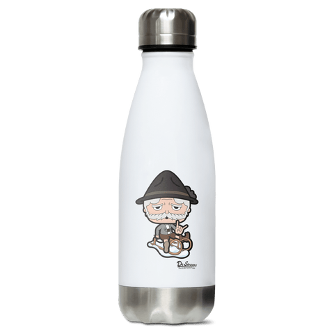 Da Oid Sinzer Winter Edition Edelstahl Thermoflasche 350ml Weiss Silber Kreuzspitze Front