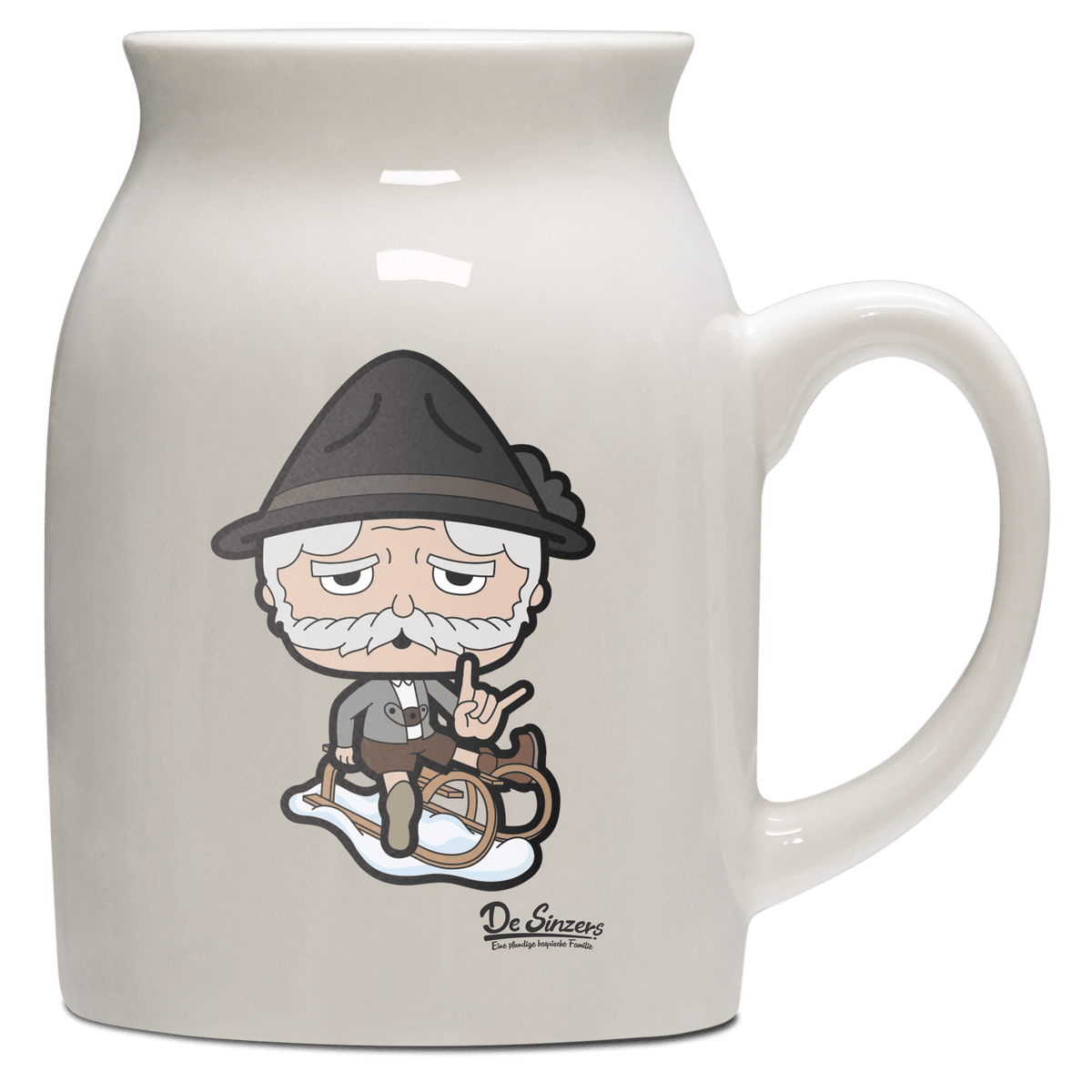 Da Oid Sinzer Winter Edition Milchkaennchen 320ml Altweiss Benediktenwand Front