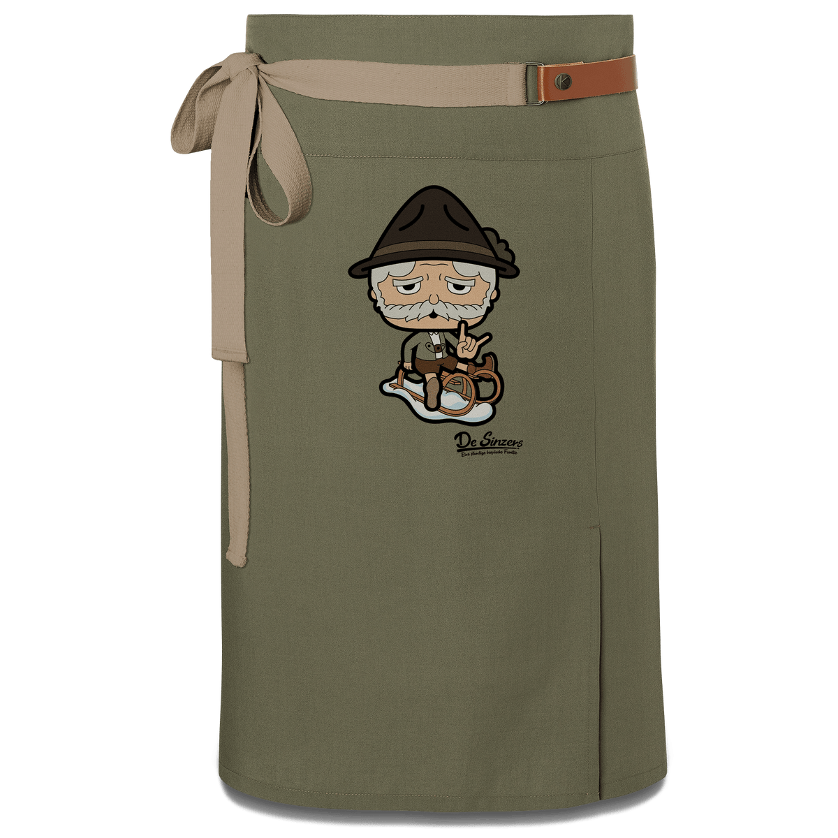 Da Oid Sinzer Winter Edition Schuerze Vorbinder Gruen Langhausen Front 1