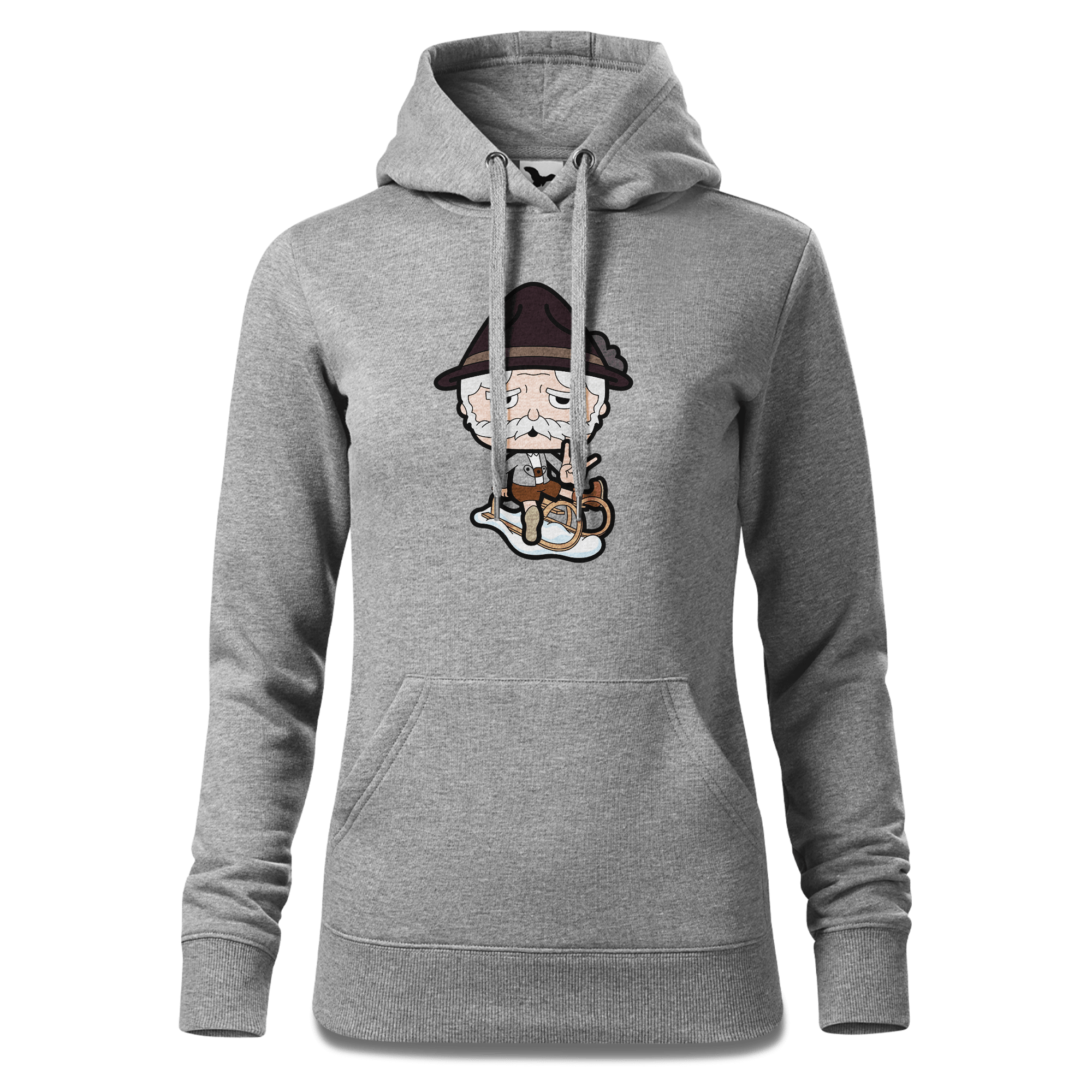Da Oid Sinzer Winter Edition Sweatshirt Hoody Damen Grau Meliert Kieling Front