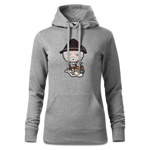 Da Oid Sinzer Winter Edition Sweatshirt Hoody Damen Grau Meliert Kieling Front