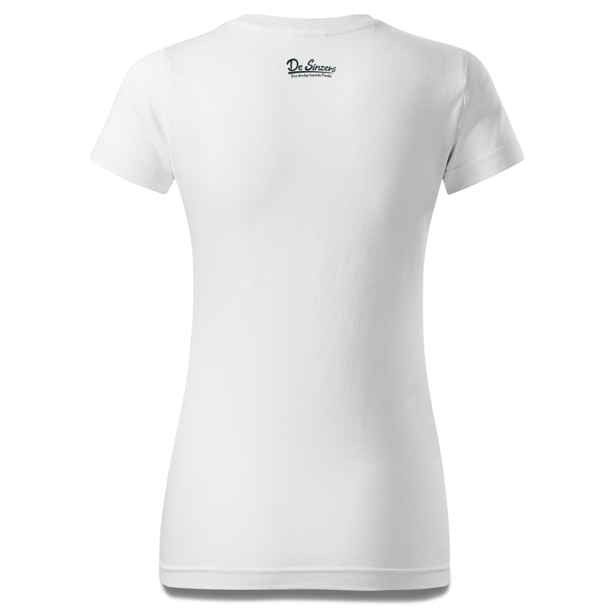 Da Sinzer Angler T Shirt Damen Weiss Gehering Back