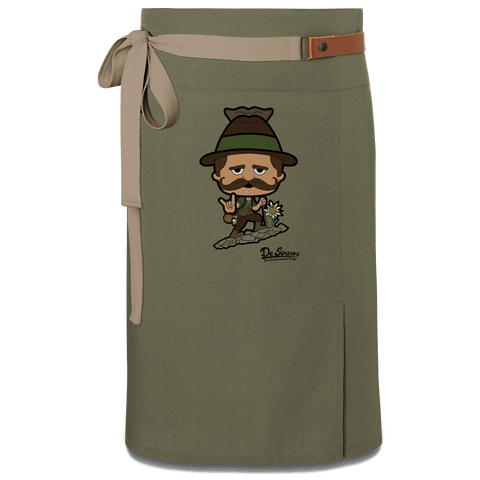 Da Sinzer Bergsteiger Schuerze Vorbinder Gruen Langhausen Front