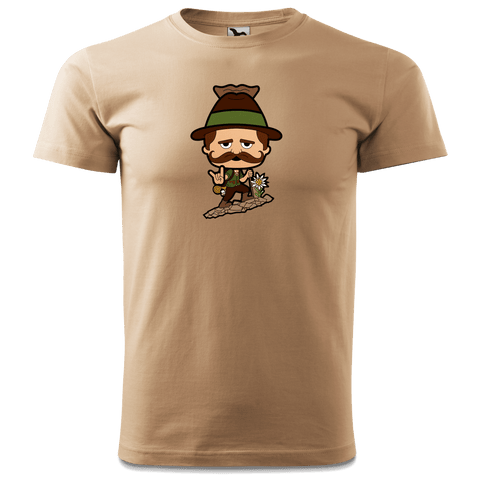 Da Sinzer Bergsteiger T Shirt Herren Sand Hofmuehle Front