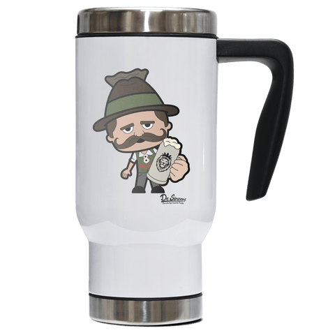 Da Sinzer Bier Edelstahl Thermobecher To Go 500ml Weiss Kindlwand Front