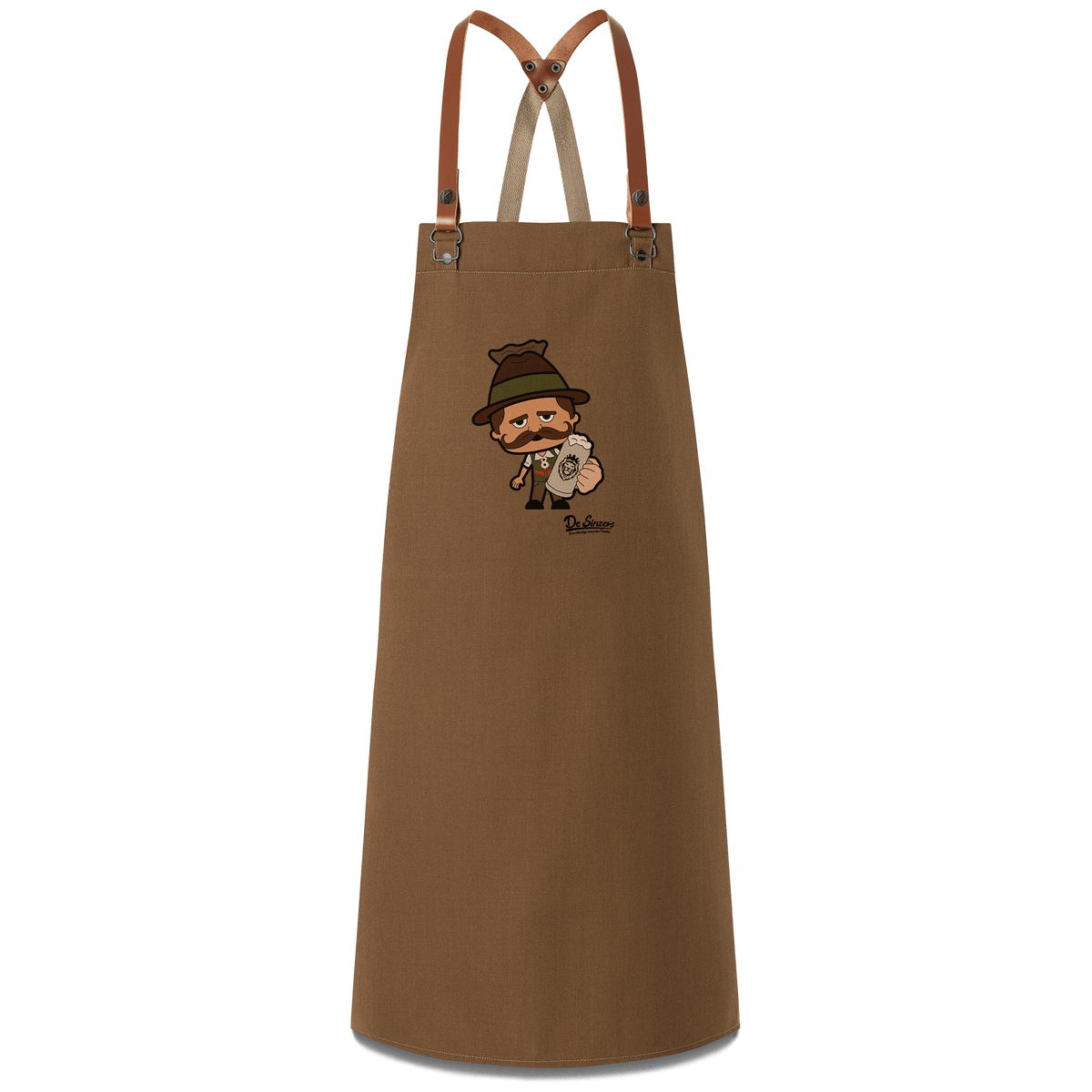 Da Sinzer Bier Schuerze Braun Haidbichl Front
