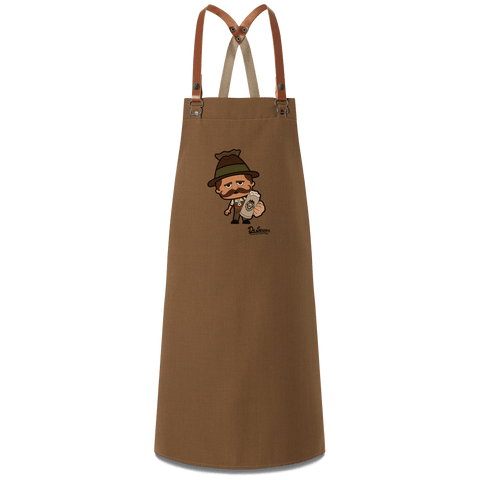Da Sinzer Bier Schuerze Braun Haidbichl Front