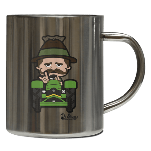 Da Sinzer Bulldog Edelstahl Kaffeetasse 400ml Grosser Arber Front 1