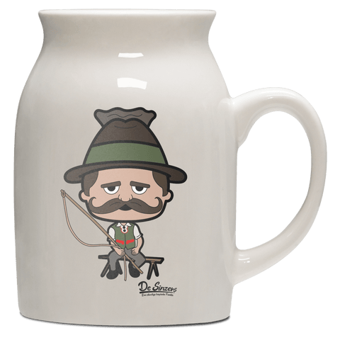 Da Sinzer Goaßlschnoizer Milchkaennchen 320ml Altweiss Benediktenwand Front