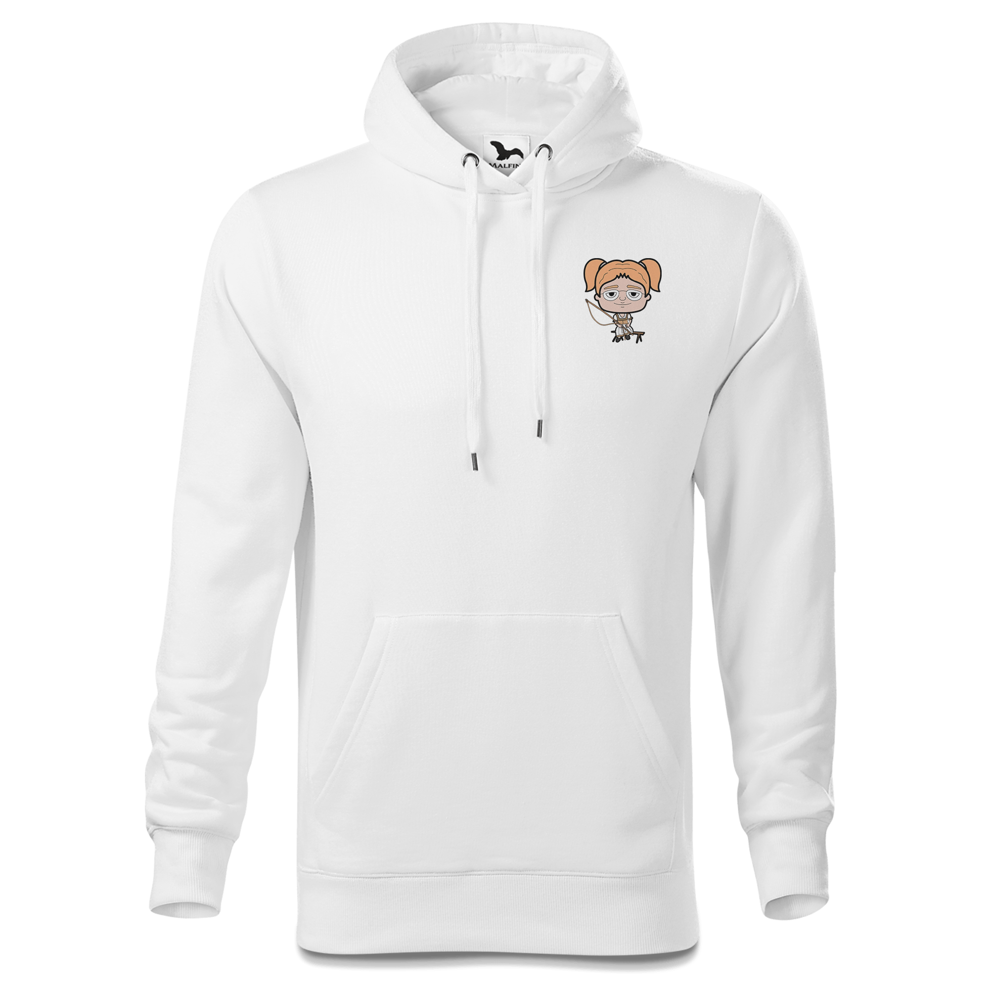 Die Jung Sinzerin Goasslschnoizer Sweatshirt Hoody Herren Weiss Simssee Front