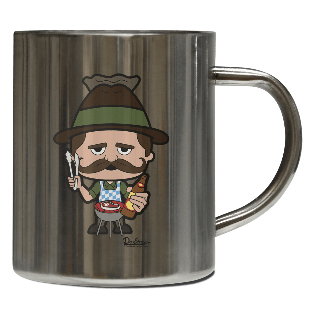 Da Sinzer Griller Edelstahl Kaffeetasse 400ml Grosser Arber Front