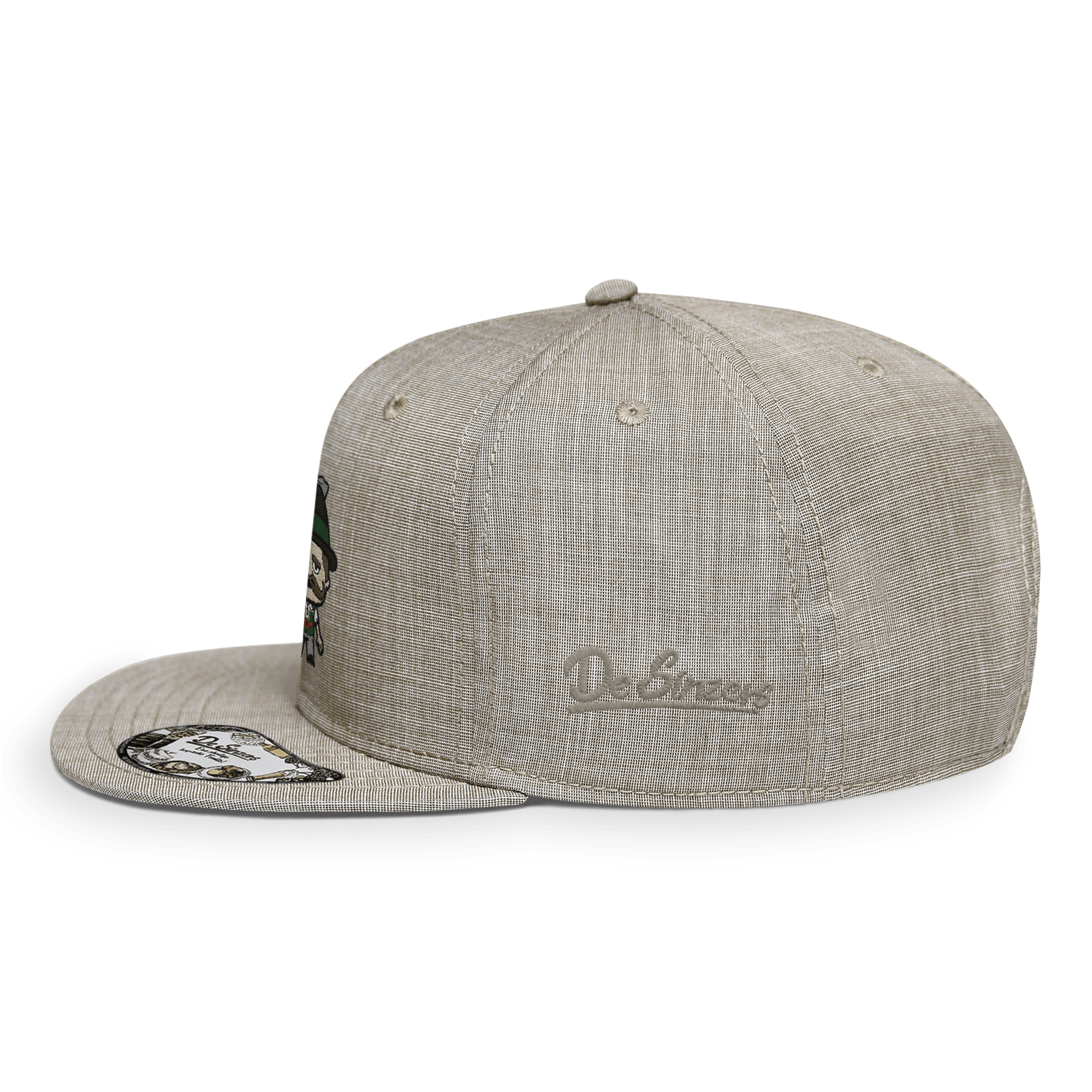 Da Sinzer Grundfiguren Cap Erwachsene Beige Meliert Eitzing Side A