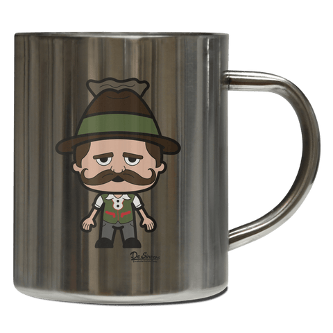Da Sinzer Grundfiguren Edelstahl Kaffeetasse 400ml Grosser Arber Front