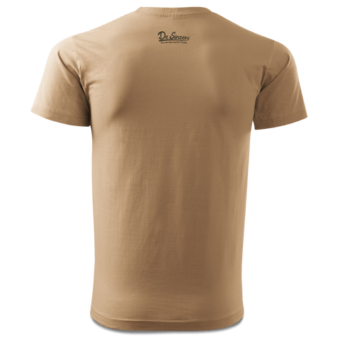 Da Sinzer Leberkassemmel T Shirt Herren Sand Innleiten Back