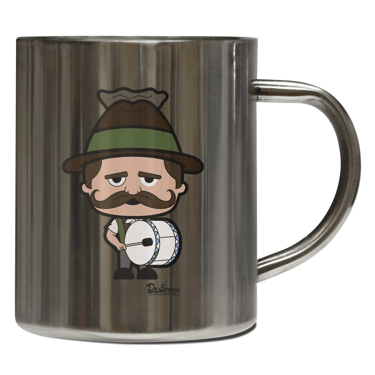 Da Sinzer Musikinstrumente Edelstahl Kaffeetasse 400ml Grosser Arber Front