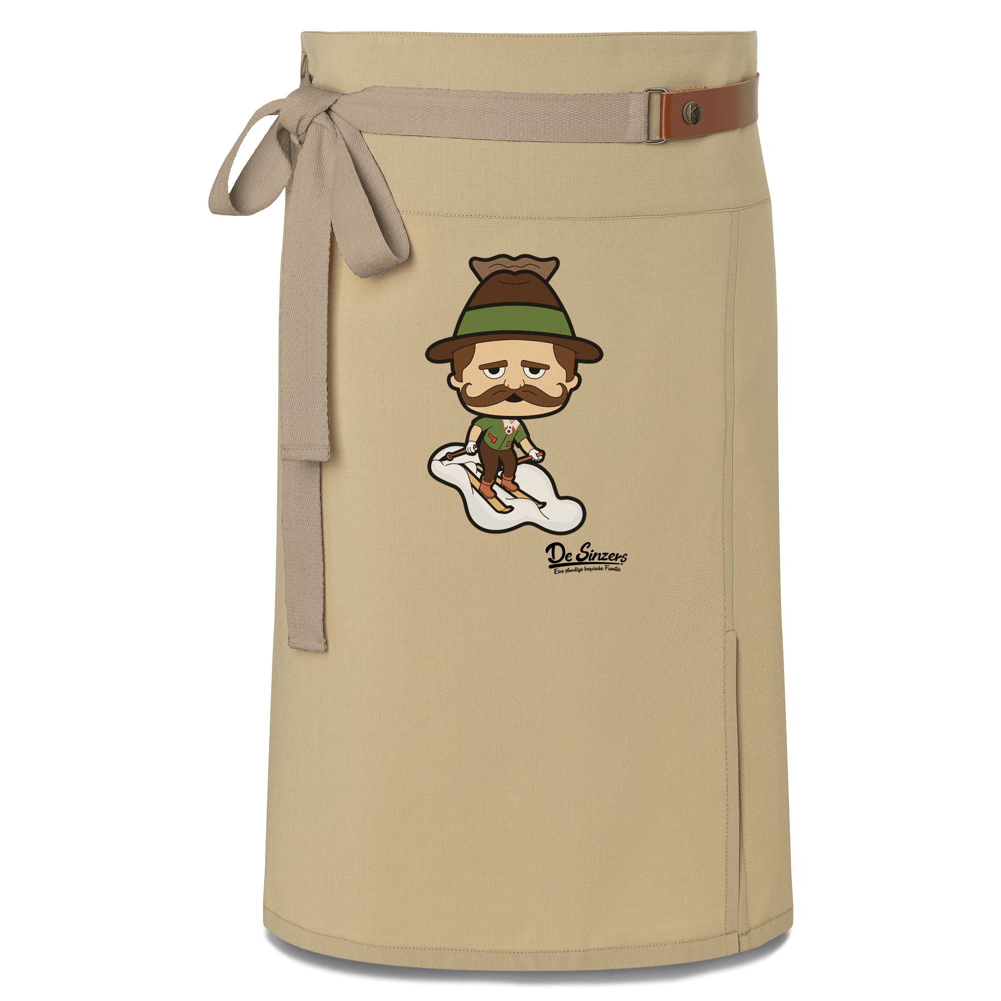 Da Sinzer Skifahrer Schuerze Vorbinder Sand Nendlberg Front